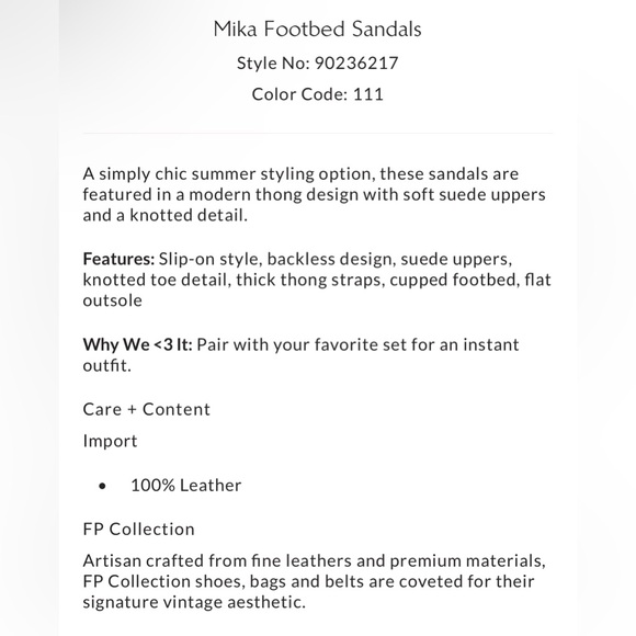 🆕 FREE PEOPLE | MIKA FOOTBED SANDALS | ORCHID ICE | SIZE: 8.5 - Picture 7 of 8